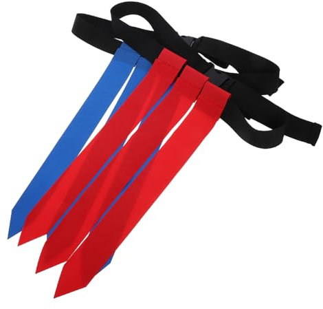 Milisten 2st Sportbund Flagge Fußball Flaggen Jugend Triple-flag-football-gürtel Pop-flaggen-fußballfahnen Fahnen Für Flag Football Flagge Fußballfahnen Flaggen-fußballgürtel Pvc