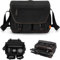 Cwatcun Kameratasche,Kamera Messenger Tasche für Fotografie mit Stativhalter, DSLR/SLR/Spiegellose Kamera Tasche Professionell, Kamera Umhängetasche Kompatibel mit Canon/Nikon/Sony,M
