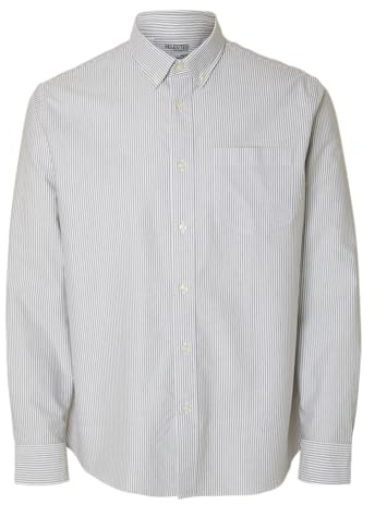 Slhregrick-Ox Shirt Ls Noos