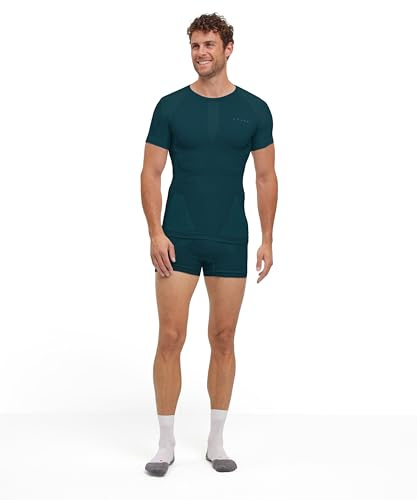 FALKE Herren Warm Round Neck Funktionsshirt Kurzarmshirt Funktionswäsche