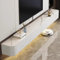 Coubird Mobile TV sospeso in legno massello, mobile TV moderno soggiorno per l'archiviazione, mobile porta TV con ante，Mobili per soggiorno, camera da letto, ufficio (Bianco-B, 240cm/94.5in)