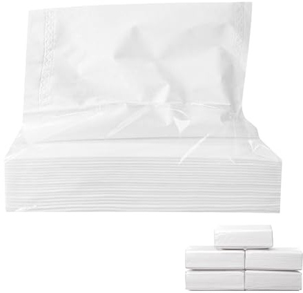 5 Packs Car Visor Napkins - Travel Tissues Case Refills - Facial Tissue Packs