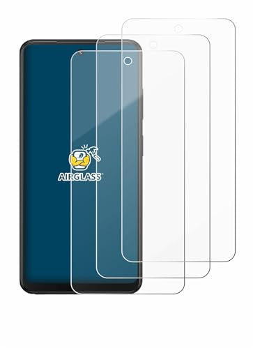 BROTECT Schutzglas für Xplora HMD Fusion X1 | 3 Stück Transparenter Displayschutz Made in Germany Schutzfolie Panzer Folie Glas 9H Anti-Fingerprint Einfache Montage Clear