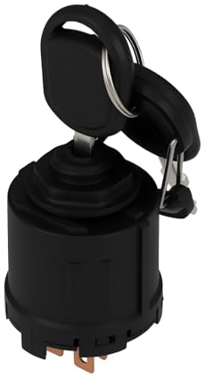 ECSiNG Cylindres de Verrouillage d'allumage de Démarreur de Tondeuse à Gazon à 5 Broches 6150051 Compatible avec WOLF-Garten Les Scooters SV4 OHV3