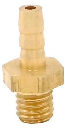 BIRXPMOS Lot 5 Hose Barb I/D 3mm x M5 Metric Male Thread Brass Coupler Splicer Connector Fitting