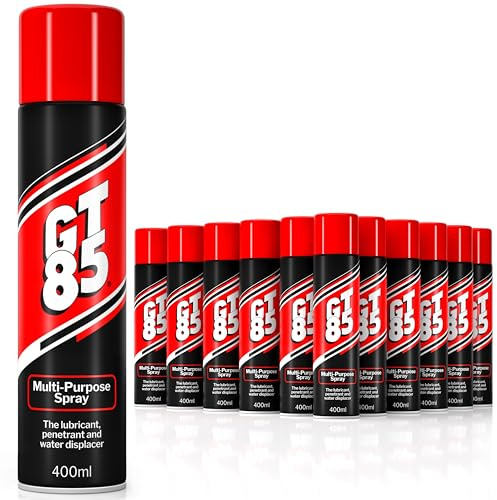 GT85 Multi-Purpose Oil Spray, Lubricant, Bike & Tools, 400ml (Pack of 12)