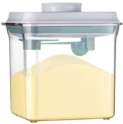 Pulverformel-Spender – 1700 ml große Kapazität für Protein und Formel, tragbarer Spender mit Löffel für Reisen, Picknick, Camping und Einkaufen