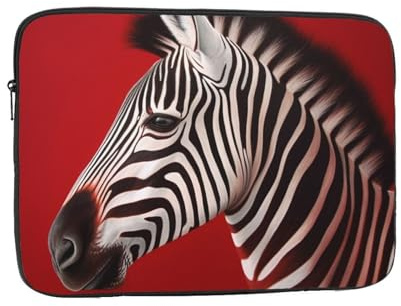 Laptop Case Sleeve Zebra Red Laptop Bag Computer Carrying Case 12 Inch Laptop Protective Notebook Case Cover