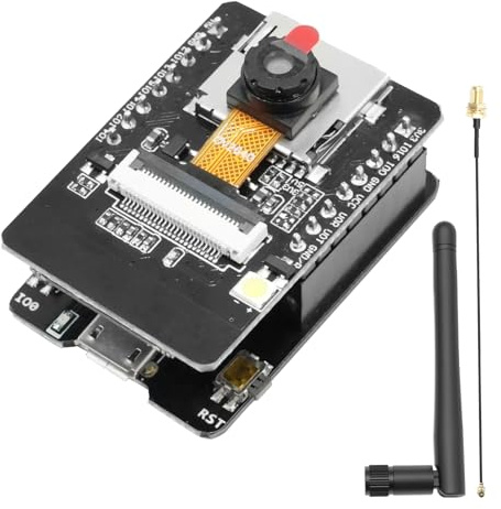 für ESP32 CAM Entwicklungsplatine, ESP32-CAM MB WiFi/Bluetooth DC 5V Dual-Core Modul mit 2,4 G Antennen IPEX, 2640 Kamera-TF-Karten,Micro-USB,Kompatibel mit Arduino