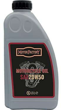 Motor Factory Hochleistungs SAE 20W50 Motoröl Öl mineralisch für Harley (0,946L)