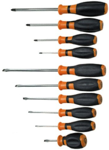 Cacciaviti punta Flat e Phillips serie 10 pezzi