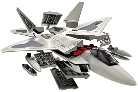 Airfix QUICKBUILD Model Aircraft Kits - J6005 F22 Raptor Model Building Kit for Kids 6+, Construction Plane Toys for Boys & Girls - Fighter Jet Planes & Toy Aeroplane Sets, Plane Enthusiast Gifts