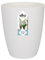 Elho Brussels Orchid High 12.5 - Vaso per Orchidee - Interno - Ø 12.5 x H 15.5 cm - Bianco/White