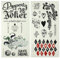 DC Comics Suicide Squad The Joker & Harley Quinn Cosplay Temporary Tattoos