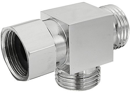 G1 / 2-Zoll 3 Wege T Adapter Duschkopf Umschaltventil Ventil Umschalter