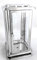 Designgrab Royal - Lampada funebre in acciaio inox con croce incisa sull’anta
