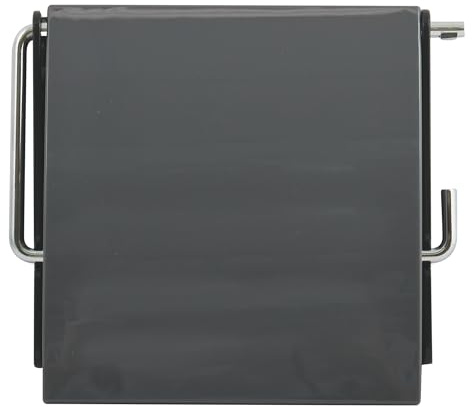 MSV Wand-Toilettenpapierhalter PS & Chromstahl Anthrazitgrau