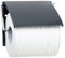 MSV Porte Rouleau Papier WC Mural PS & Acier chromé Gris Anthracite