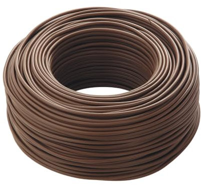 CAVO ELETTRICO UNIPOLARE CORDINA CPR FS17 (EX N07VK) SEZIONE 1 X 1,5 100 METRI MARRONE