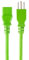 Monoprice 18AWG Stromkabel/Kabel – 91 cm – Grün 3-Leiter-PC-Netzsteckdose 10A (NEMA 5-15P auf IEC 60320 C13)