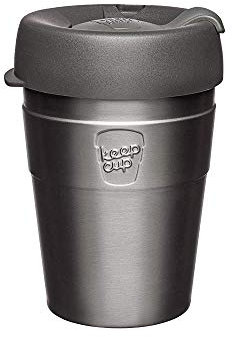 KeepCup Thermal Reusable Stainless Steel Coffee Cup | Travel Mug with Splash Proof Lid, Vacuum Seal, BPA Free, Barista Grade | Medium | 12oz / 340ml | Nitro