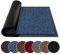 BLADO Washable Door Mats - Non-Slip Heavy Duty Doormats - Stylish Rubber Mat - Perfect Dust Grabbing Indoor & Outdoor (Blue, 90cm x 120cm)