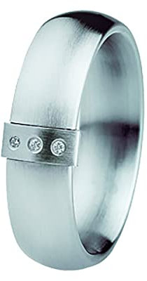 XEN Bandring Navette mit Brillant 0,02 ct. TW/vs 49 (15.6)