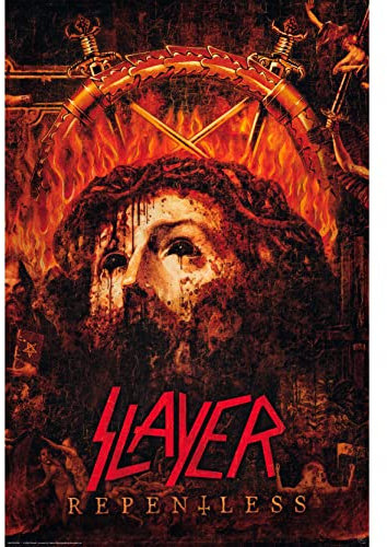 ABYstyle Slayer Repentless Killogy Unisex Poster Multicolor Papier 91,5 x 61 cm Band-Merch, Bands, Musik