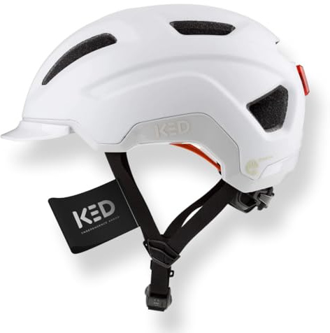 KED Pedalon Fahrradhelm Erwachsene – In-Mold E-Bike Helm Mit FIDLOCK Magnetverschluss, LED-Rücklicht, Insektenschutznetz Und 4TEX Rotationsschutz