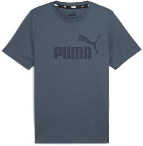 PUMA Unisex ESS Logo Tee (S) T-Shirts, Grauer Himmel, M EU
