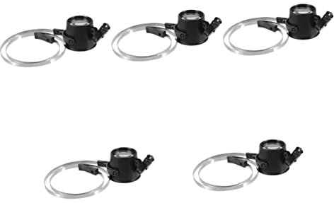 DIYEAH 5pcs Magnifying Glass Light Head-mounted Loupe Led Magnifier for Jewelry Repair