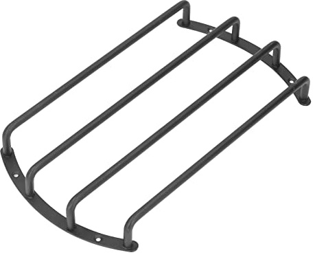 Aramox Grille de Barre de Voiture, Haut-Parleur de Voiture Grille 4 Bar Fer Antioxydant Antirouille Haut-Parleur soudé Protecteur Universel pour Subwoofer (14,4 Pouces)