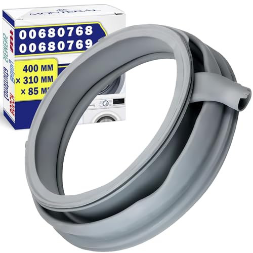 Junta de Goma para la Escotilla de Puerta Lavadora 400x310x85 mm con Código Original 00680768 680768 00680769 680769 00772653 00772658 para Bosch para Siemens - Garantía de 10 Años - MONTERAL