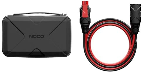 NOCO GC040 Universal EVA Protection Case for GENIUS1, GENIUS2, GENIUS5, and GENIUS10 Smart Battery Chargers & GC004 X-Connect 3-Meter Extension Cable Accessory for NOCO Genius Smart Battery Chargers