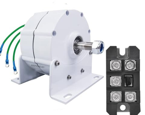 AISINILALAO 24v,220V Maglev Gearless Permanentmagnet Generator für Turbine, 12000W Gearless Permanentmagnet Generator (12V-220V)