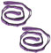 PATIKIL Daisy Chain Straps, 2er Pack Starke Klettergurt Verstellbare Nylon Kette Schlinge mit 8 Schlaufen für Aerial Yoga Hängematte Schaukel, Lila