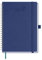 BEZEND Kalender 2025 2026 Wochenplaner A5,18-Monate Juli 25-Dez 26,Buchkalender Ringbuch PU-Leder Softcover 1 Woche 2 Seiten mit Stifthalter - Blaubeere