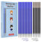 Donluhu Ersatzminen für Legami Stifte [9 Blau und 5 Schwarz, 14er Pack], Minen für Legami radierbare stifte, Refill für Legami Bee, Gelschreibermine Radierbar for Legami Milano