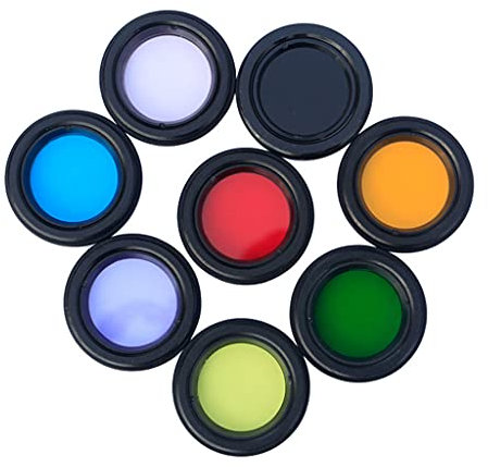8 Teile/Satz 1 25 Zoll Filter Nebula Filter Mond Für Sonne Bunte Filter Teleskop Okular Optische Linse 8 Verschiedene