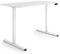 ESMART Germany ETM-120WW 120x60 cm Weiß Ergonomischer Steh-Sitz-Schreibtisch Stufenlos manuell höhenverstellbar 72-117 cm Schreibtischplatte Schnelle Montage