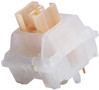 ExotiCore Outemu Silent Yellow Jade V2 Switch, 5Pin Pre-Lubed Silent Thocky Tactile Switch For Custom Mechanical Keyboard(90PCS)