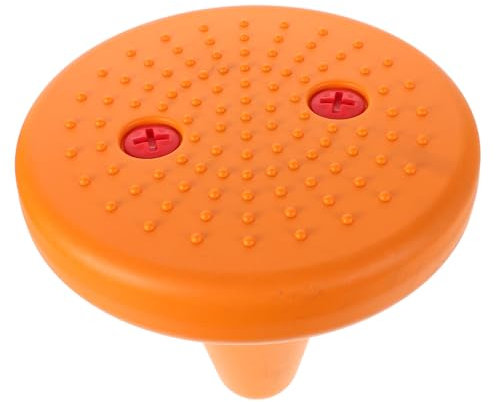 ibasenice Einhorn-hockerspielzeug Wackelstuhl Für Wackeliger Stuhl Wackelsitze Wackelstühle Drehstuhl Schaukelstuhl Für Kinderhocker Plastik Orange