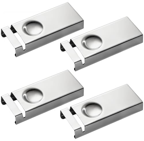 YellRin Knife Spoon Rests Stainless Steel Spoon Fork Knife Rest Rack Flatware Holder Set of 4 for Dining Table Hotel Restaurant