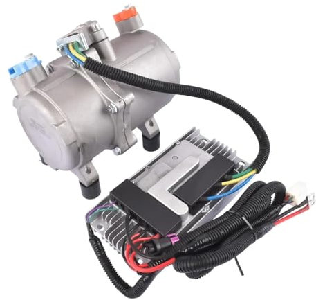 JKFMCD Electric Air Conditioning Compressor 12V，compatible For Camper Truck Van Cab ES18CC012