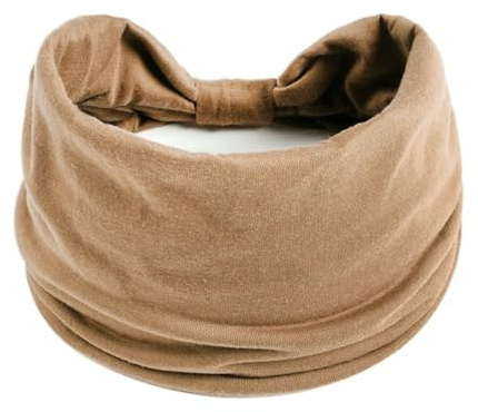 YIMAIWLX Haarreifen Damen Feste Farbe Weitkante Baumwoll Yoga Absorbiert Schweiß Frauen Mädchen Stirnband Kopfstück Turban Verband-Sekt