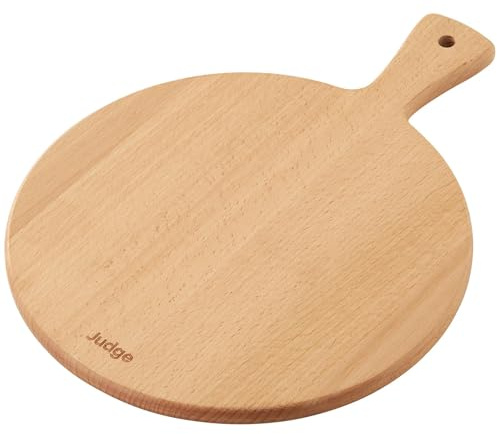 Judge Kitchen Beech Pizza Board - 40 x 30 x 1.5cm, 100% Beech Wood & Mineral Oil Finish