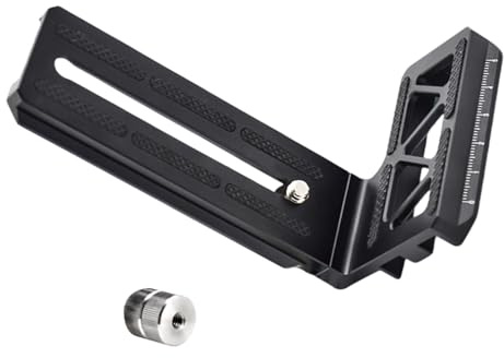 Staffa a L in alluminio per stabilizzatore cardanico per fotografia verticale per fotocamera RSC2 con scale precise Gimbals Stabilizzatore Mount