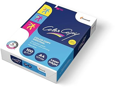 Mondi Farbkopierpapier/2381010051 DIN A4 weiß geriest 100g/qm Inh.500