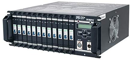 EUROLITE DPMX-1216 DMX Dimmerpack | 12 x 16-A-Dimmer, servicefreundliche Module, Anschluss über Klemmen