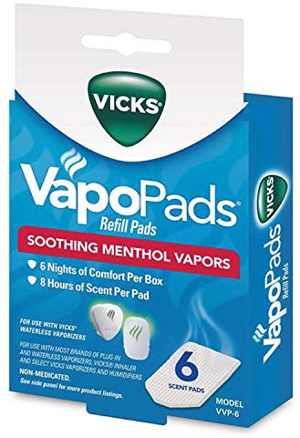 Vicks Soothing Vapors Replacement Pads For V1700 5 Ea
